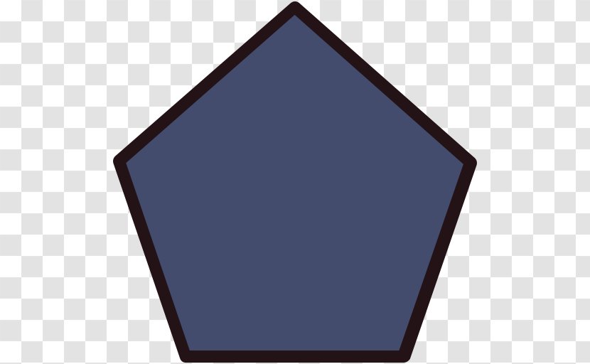 Cobalt Blue Purple Triangle - Polygonal Shapes Transparent PNG