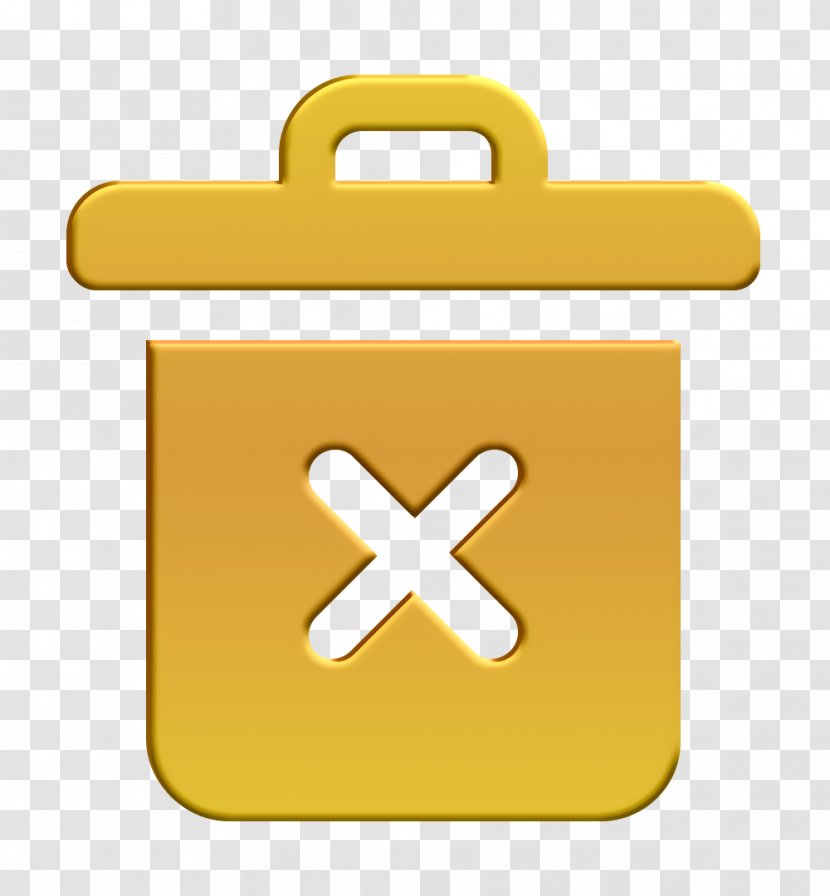 Can Icon Delete Remove - Trash - Symbol Material Property Transparent PNG