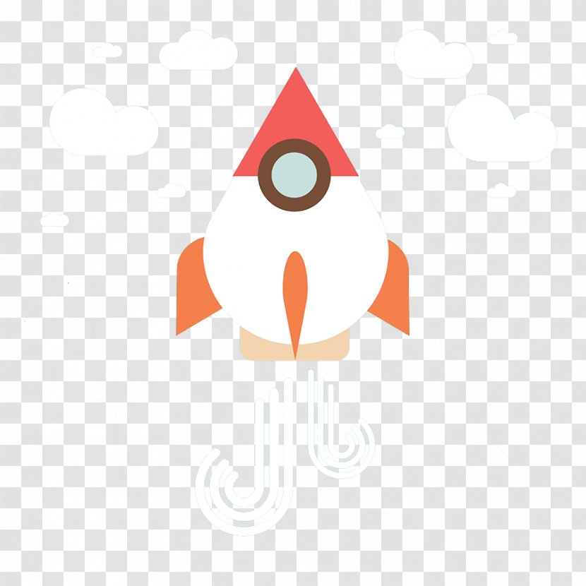 Rocket - Flat Material Transparent PNG