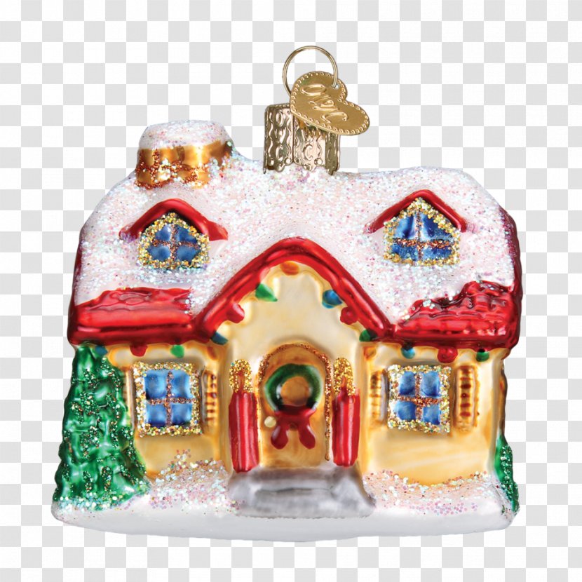 Christmas Ornament Georgia Institute Of Technology Gingerbread House Transparent PNG