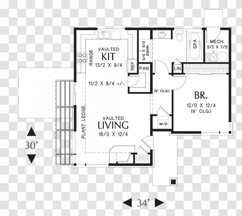 House Plan Bedroom Floor Transparent PNG