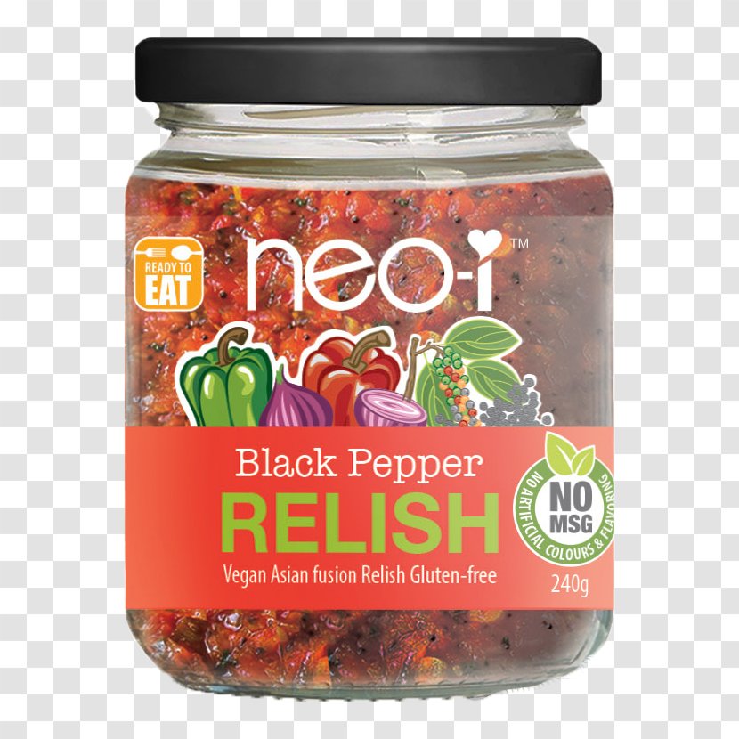 Natural Foods Relish South Asian Pickles Flavor - Food Preservation - Black Peper Transparent PNG