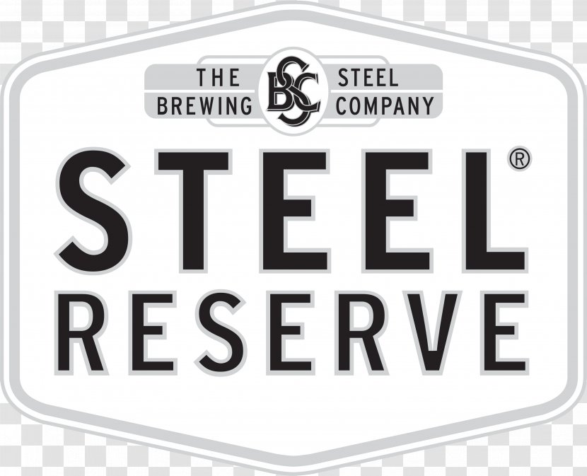 Steel Reserve Beer Brewing Company Malt Liquor Distilled Beverage - Trademark Transparent PNG