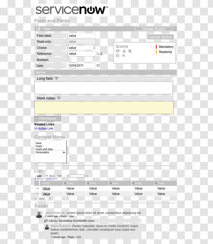 User Interface Design Website Wireframe Industrial - Document Transparent PNG
