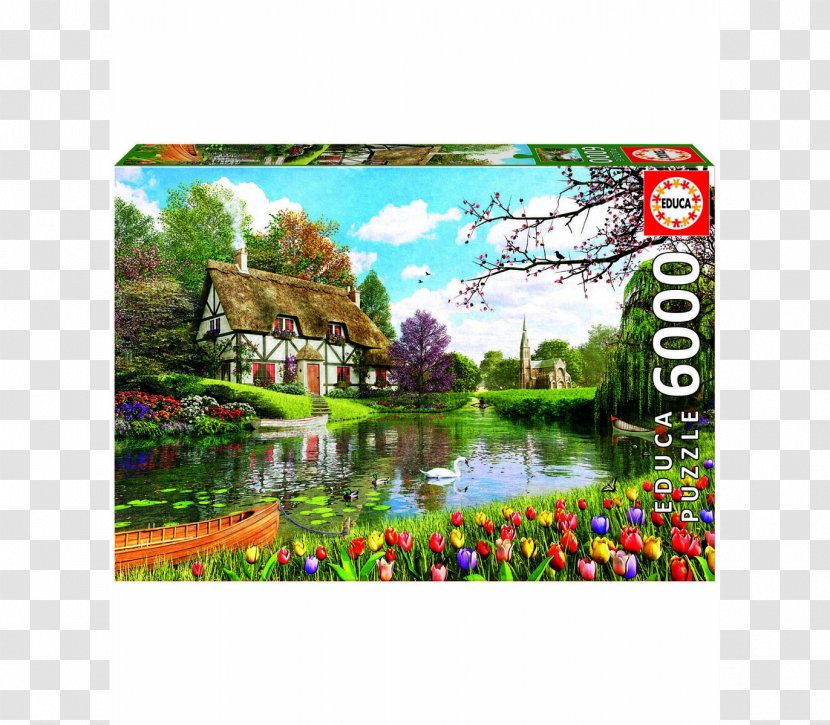 Jigsaw Puzzles Educa Borràs Cottage Ravensburger - Tree - Educação Transparent PNG