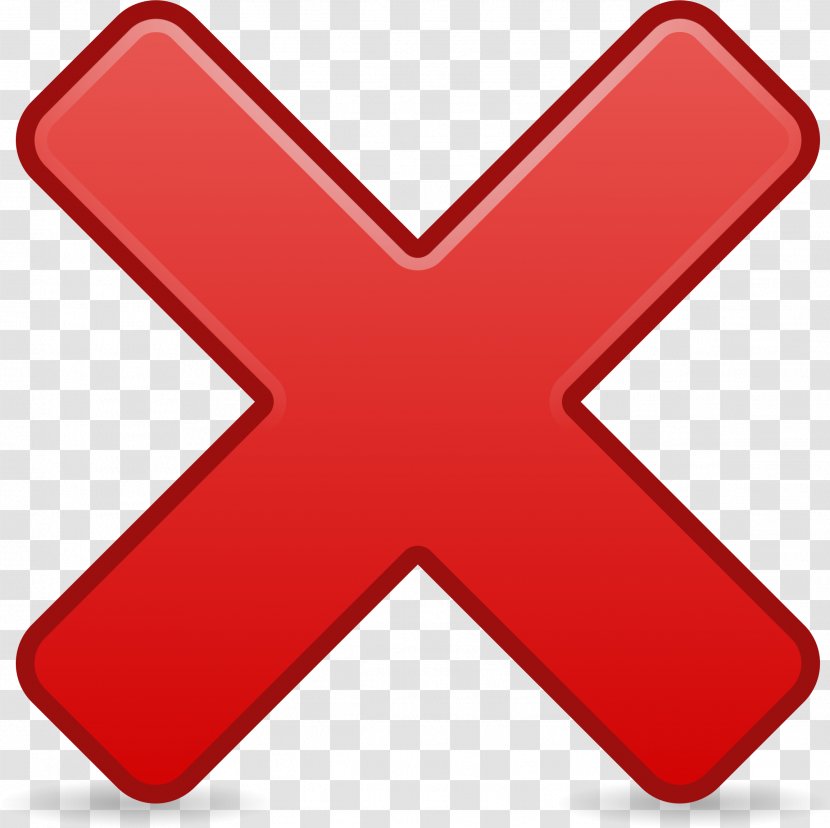 Clip Art - Symbol - Cancel Button Transparent PNG