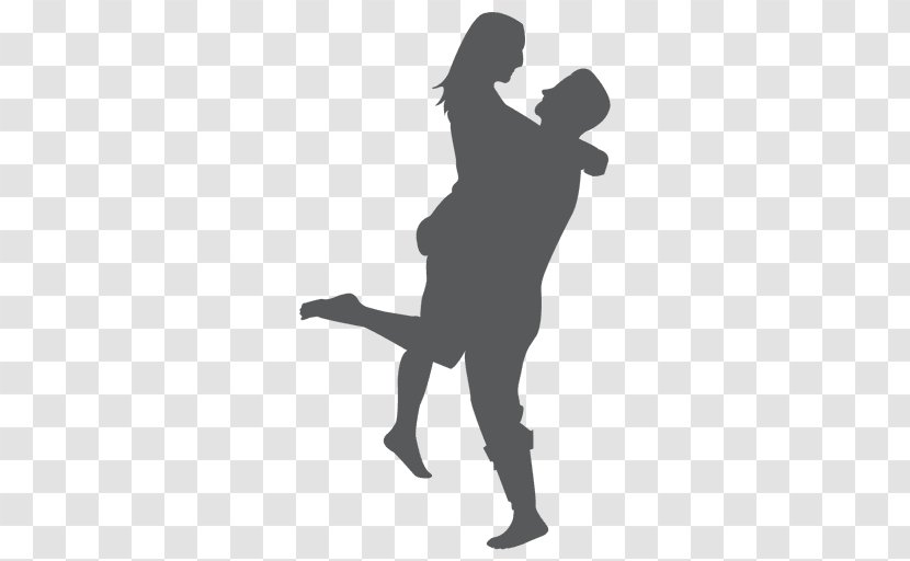 Love Drawing Silhouette - Shoulder - Couple Transparent PNG