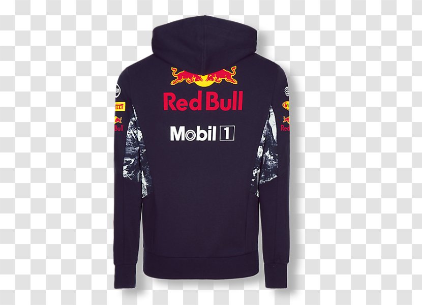 Red Bull Racing Team Hoodie Formula 1 - Outerwear Transparent PNG