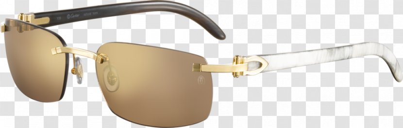 Sunglasses Cartier Luxury Gold - Jewellery - Hornrimmed Glasses Transparent PNG