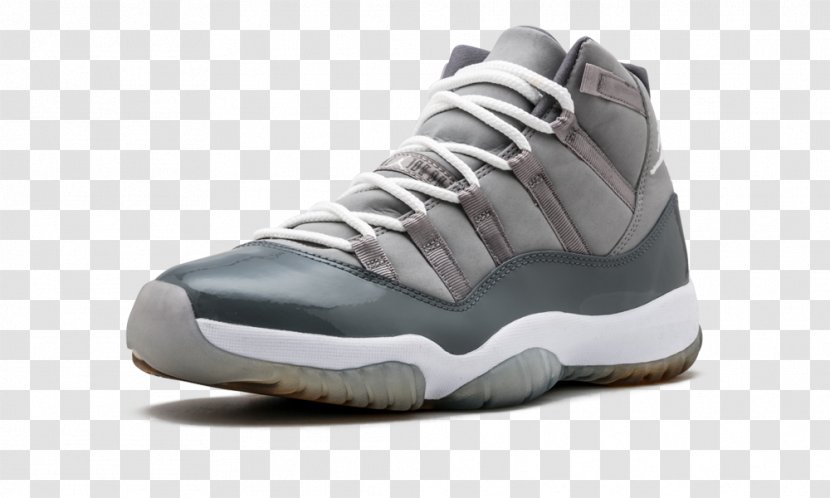 Air Jordan 11 Retro 'Cool Grey' 2010 Mens Sneakers - Size 10.0 Nike ShoeAll Shoes Box Styles Transparent PNG