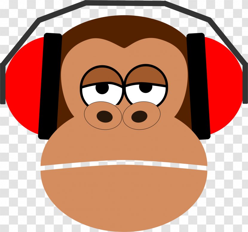 Monkey Cartoon Face Drawing Clip Art - Protection Cliparts Transparent Transparent PNG