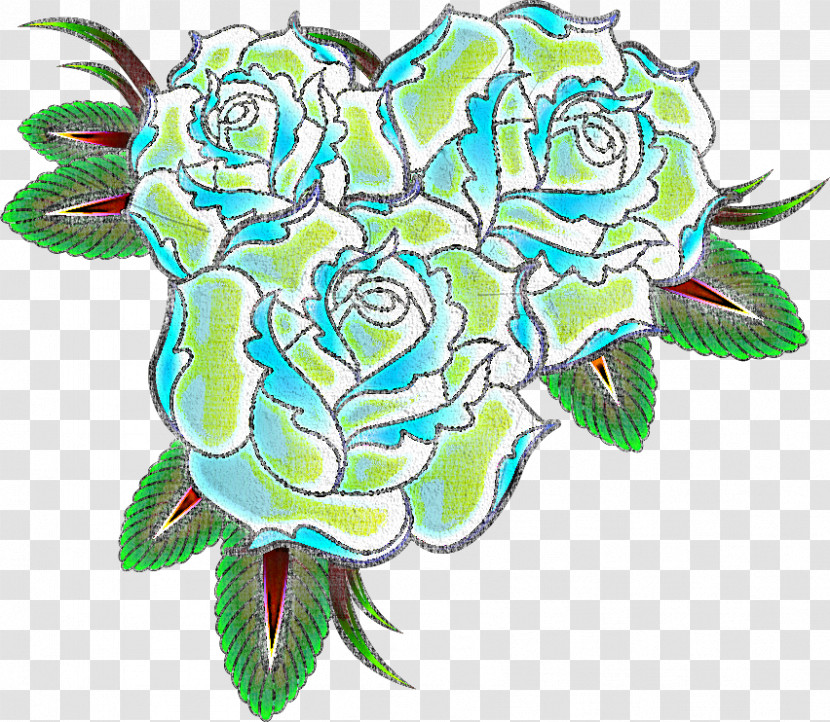 Three Flowers Three Roses Valentines Day Transparent PNG