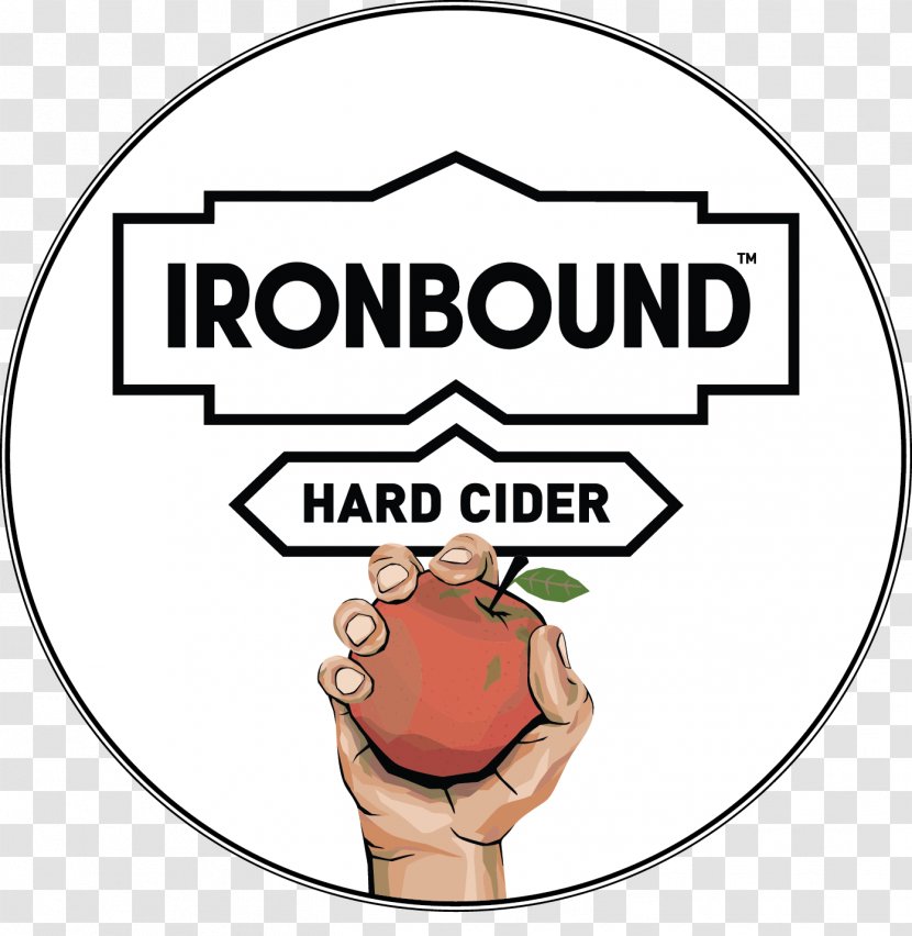 Ironbound Hard Cider Beer Wine Arooga's - Text Transparent PNG