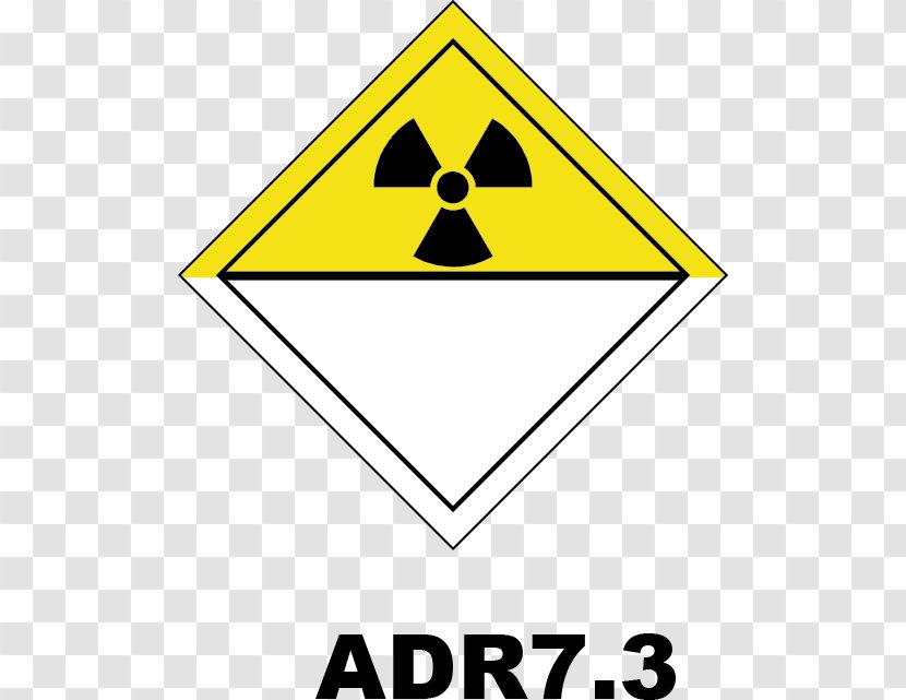 T-shirt Radioactive Decay Dangerous Goods Label Contamination - Yellow Transparent PNG