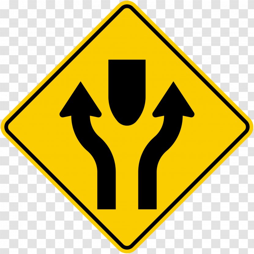 Traffic Sign Warning Road Driving - Manual On Uniform Control Devices Transparent PNG