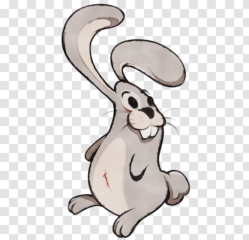 Cartoon Rabbit Rabbits And Hares Hare Snout Transparent PNG