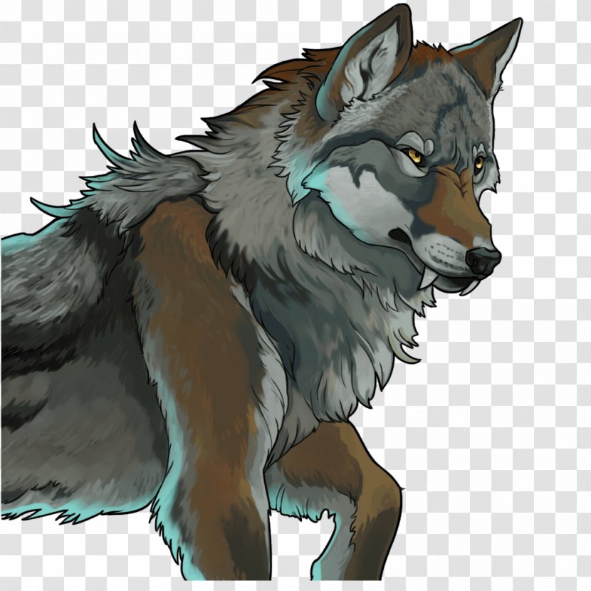 Gray Wolf Werewolf Dire Gems Of War Red - Anthropomorphic Animals Transparent PNG