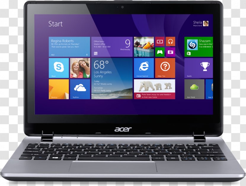 Laptop Acer Aspire Notebook V3-112P - Screen Transparent PNG