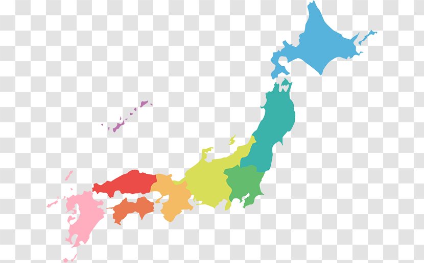 Japanese Archipelago Vector Map Tokyo World - Diagram Transparent PNG