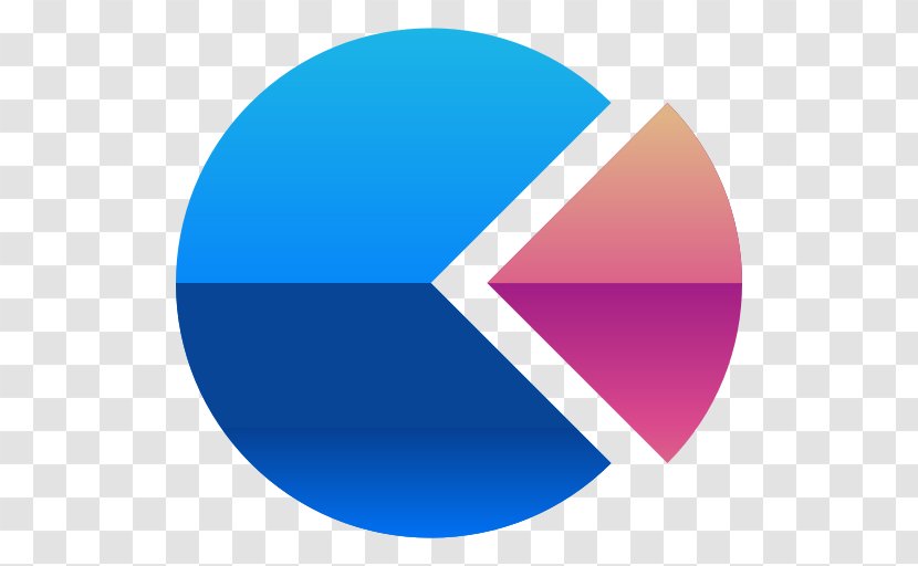 Pie Chart Circle - Blue Transparent PNG