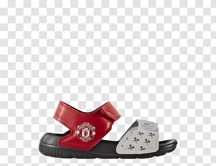 Sandal Manchester United F.C. Shoe Adidas Footwear - Outdoor - Sided Transparent PNG