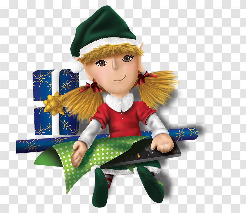 Lutin Santa Claus Père Noël Christmas Doll - Paper Transparent PNG