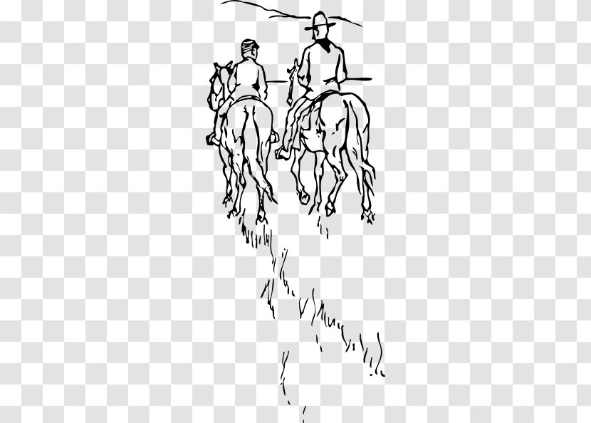 Horse Equestrianism Cowboy Clip Art - Flower - Away Cliparts Transparent PNG