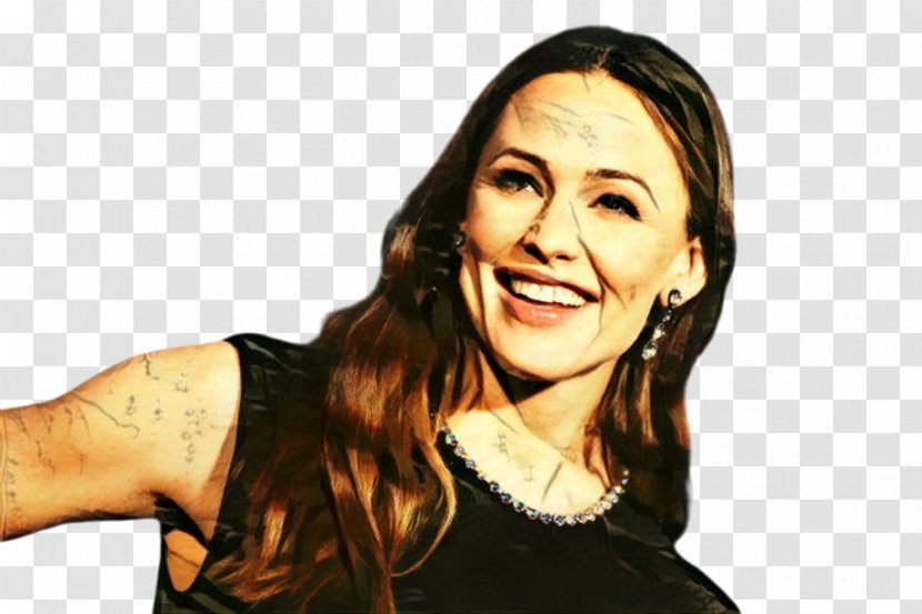 Jennifer Garner Actor Love, Simon Batman Mother - Long Hair - Laugh Transparent PNG