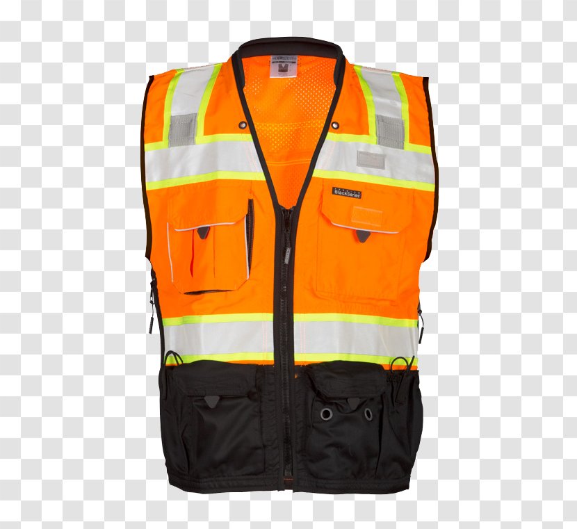 M L Kishigo Surveyor Gilets High-visibility Clothing Flight Jacket - Geomatics Engineering Transparent PNG