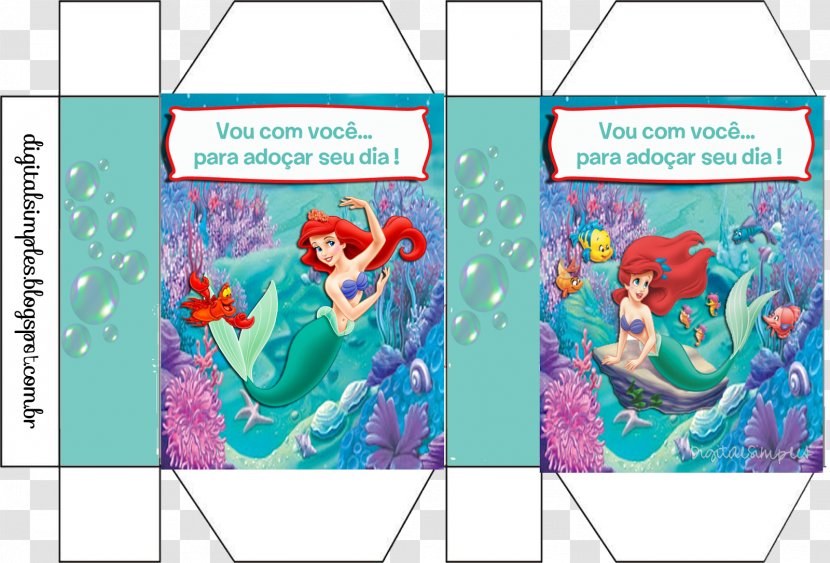 Mermaid Paper Printing Graphic Design Font - Offset - PEQUENA SEREIA Transparent PNG