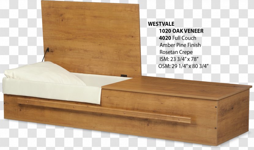 Bed Frame Minnick Services Corporation Burial Vault Urn Cremation - Wood - Veneer Transparent PNG
