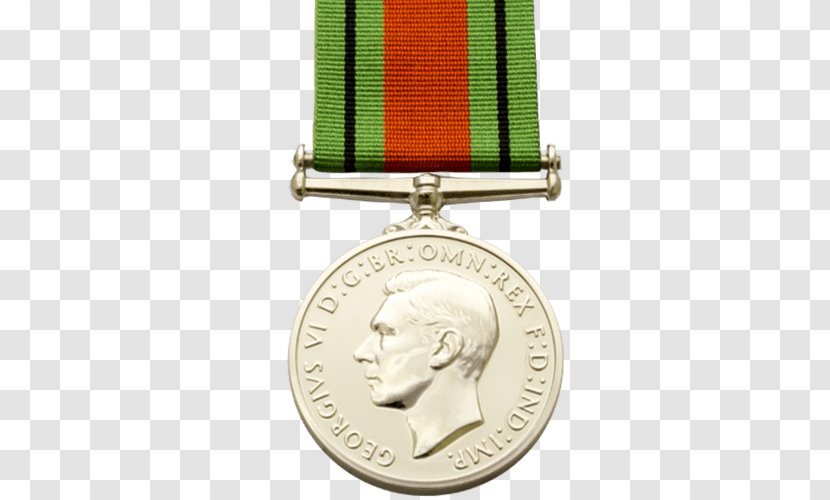 Gold Medal Defence World War II Victory 1939–1945 - Bronze Transparent PNG
