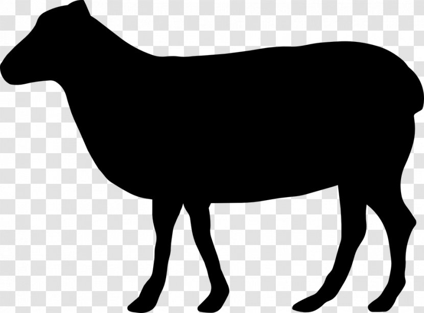 Beef Cattle Silhouette Clip Art - Livestock Transparent PNG