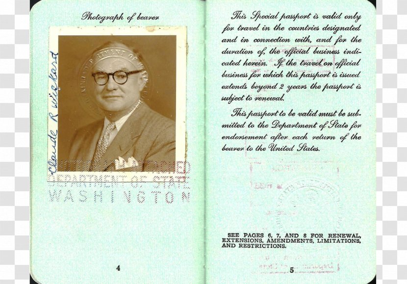 United States Passport Project MKUltra Central Intelligence Agency - Allen Dulles Transparent PNG
