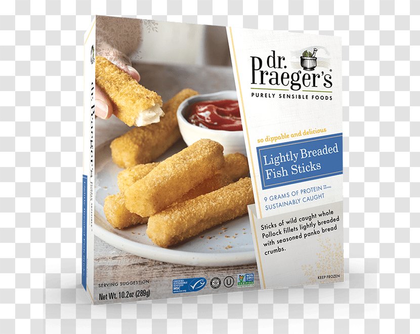 Chicken Nugget Fish Finger Veggie Burger Fingers Breaded Cutlet - Flavor Transparent PNG