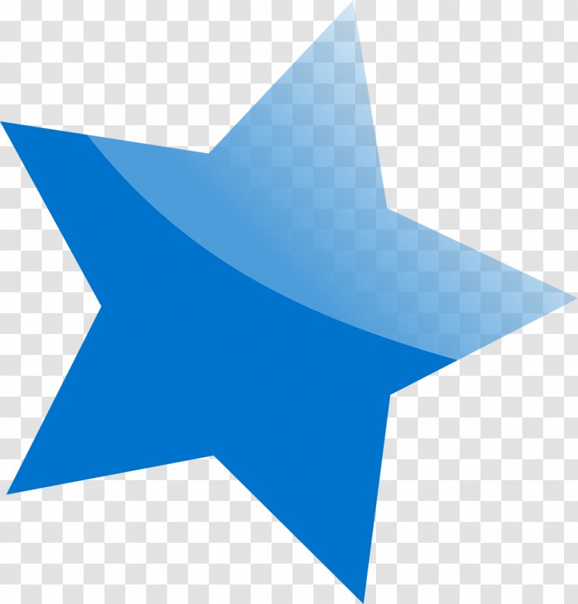 Clip Art - Free Content - Blue Star Transparent PNG
