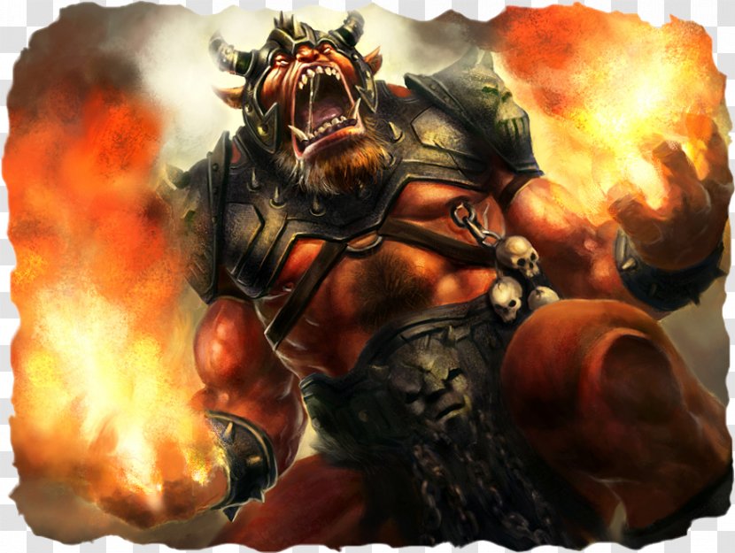 Warlords Of Draenor Fan Art Painting Concept - Ogre Transparent PNG