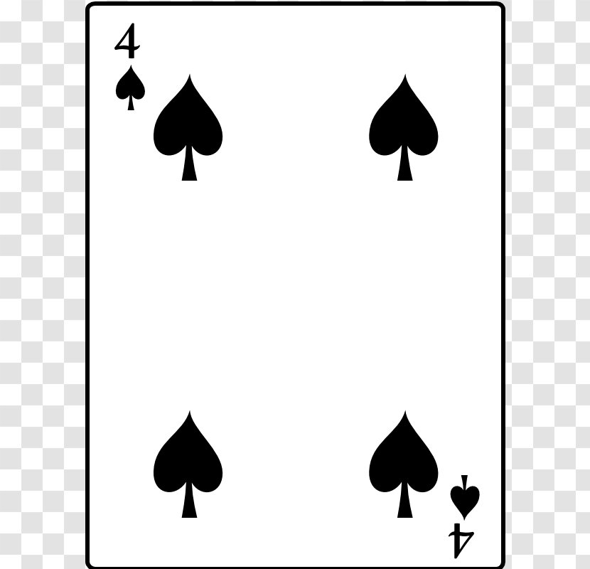 Shovel Playing Card Spade - Monochrome Photography - Spades A Transparent PNG