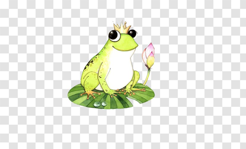 Tree Frog Cartoon Illustration - Animation - Smiling Picture Material Transparent PNG