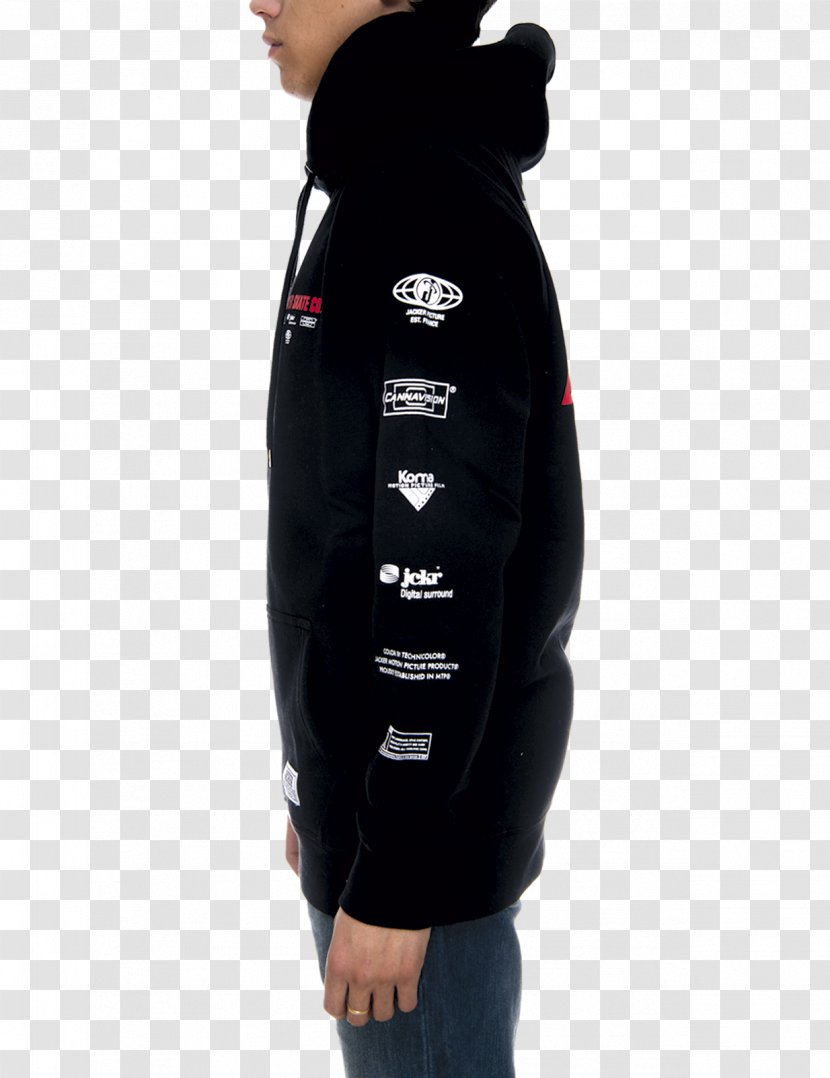 Hoodie T-shirt Clothing Sleeve - Jacket - Black Transparent PNG