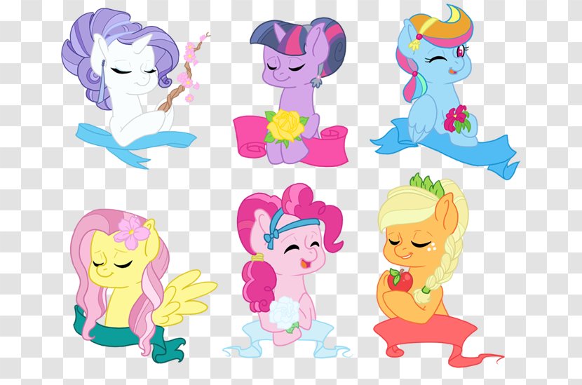 Ponytail Hairstyle My Little Pony - Cartoon Transparent PNG