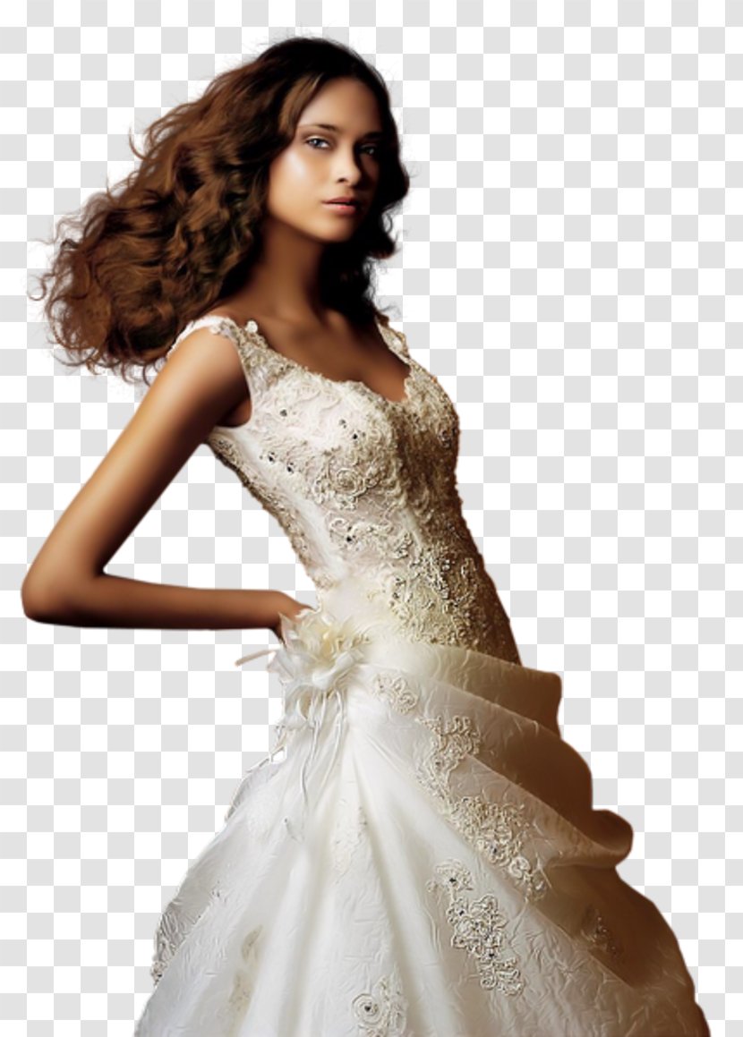 Bride Wedding Dress Woman Satin Fashion - Aline Transparent PNG