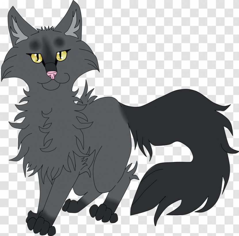 Black Cat Kitten Whiskers Domestic Short-haired - Like Mammal Transparent PNG