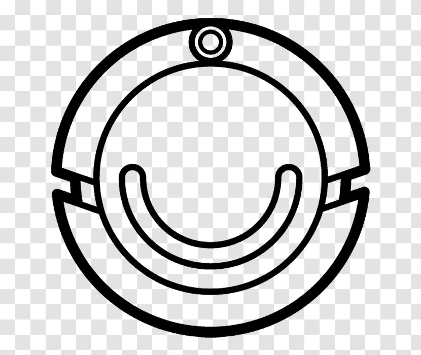 Circle White Rim Clip Art - Black And Transparent PNG