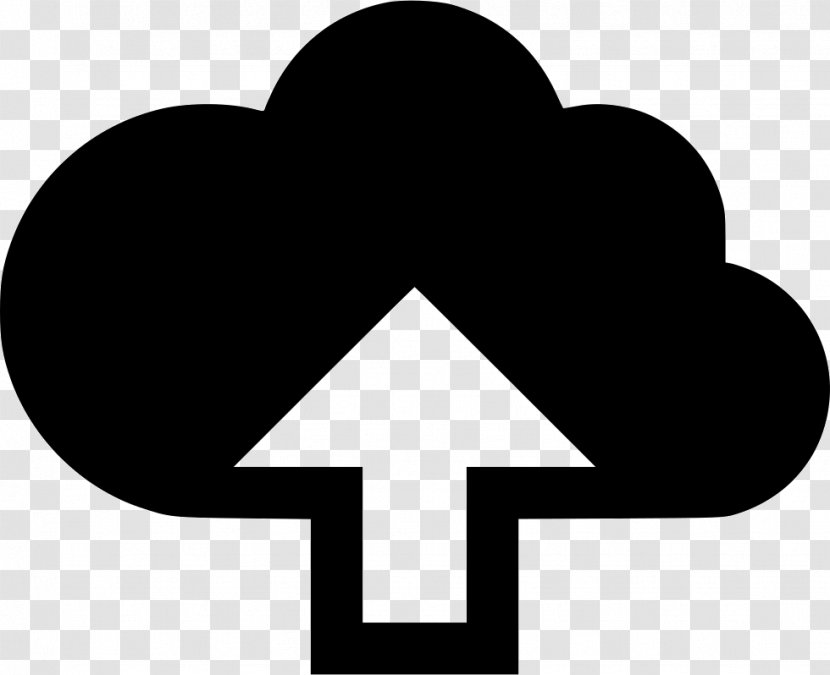 Cloud Computing Storage Data Computer Network - Black And White Transparent PNG