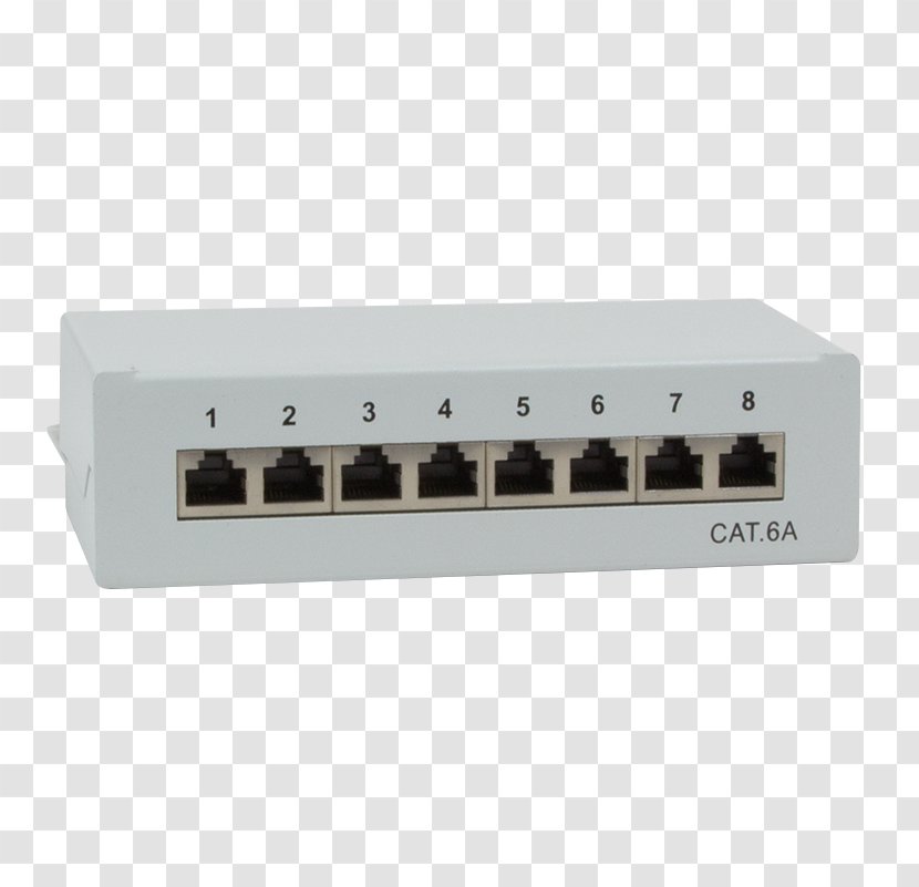 Patch Panels Category 6 Cable Computer Port 5 Twisted Pair - Ethernet - Kat Von D Transparent PNG