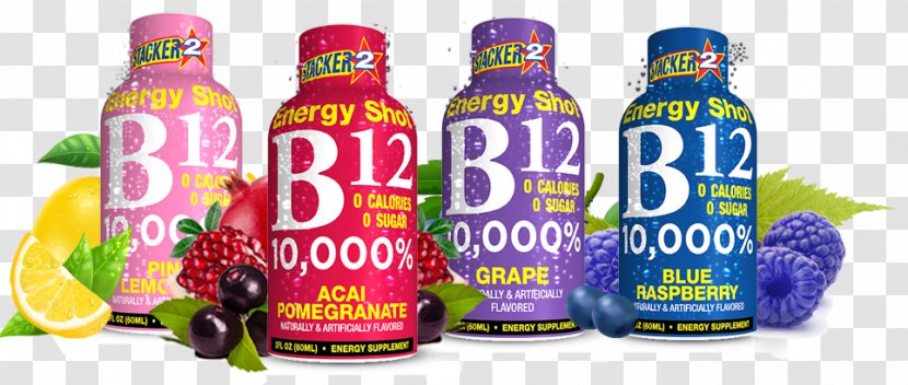Energy Drink Shot Dietary Supplement Vitamin B-12 Bottle Transparent PNG