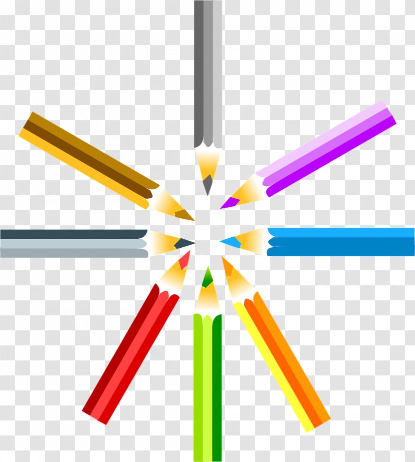 Colored Pencil Clip Art - Material - Pencils Transparent PNG