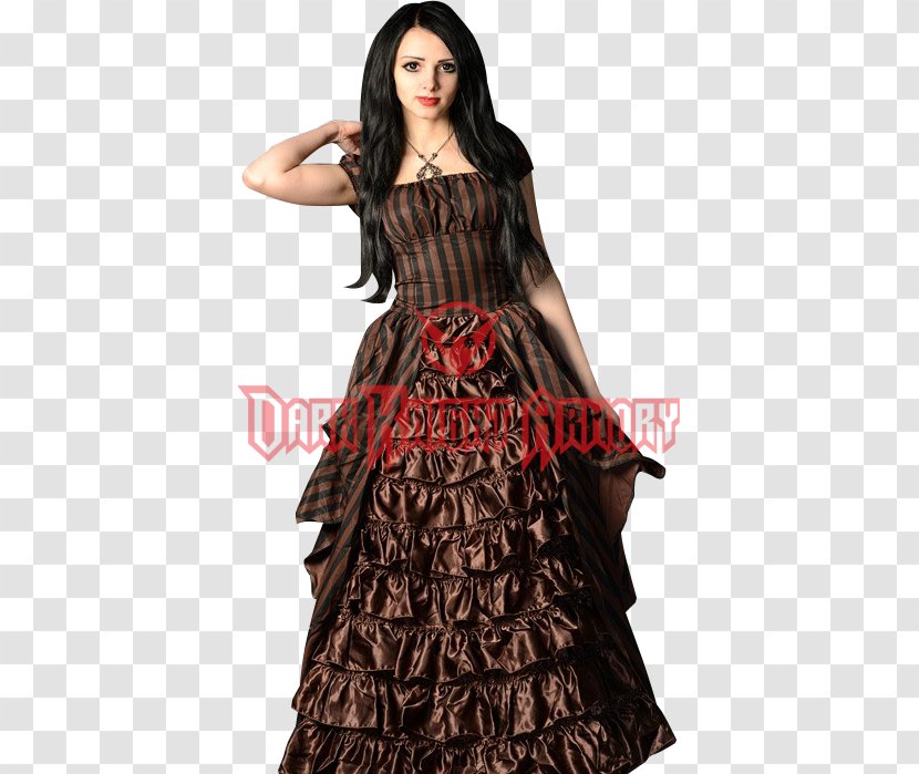 Gown T-shirt Steampunk Fashion Clothing - Alice Dress Transparent PNG