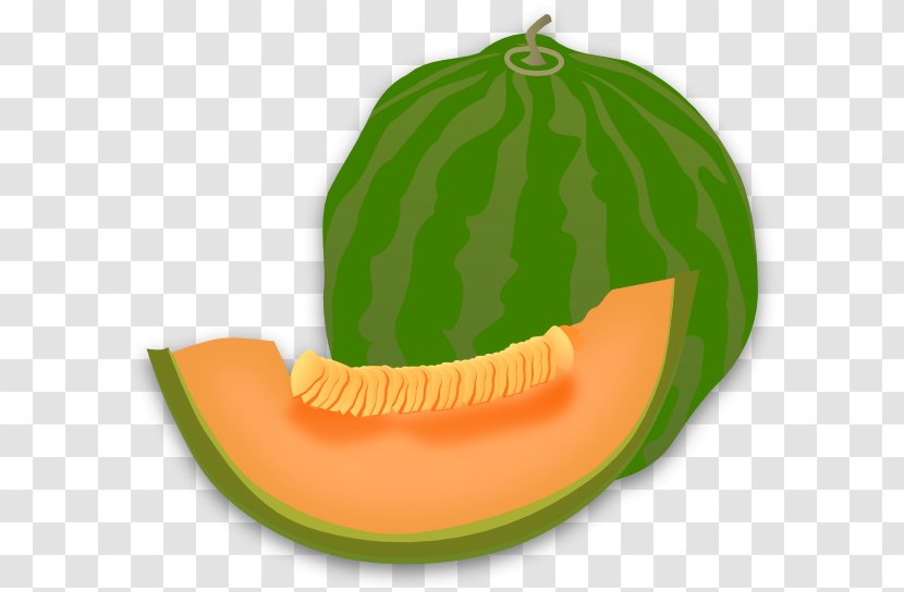 Honeydew Cantaloupe Melon Clip Art - Citrullus - Slice Cliparts Transparent PNG